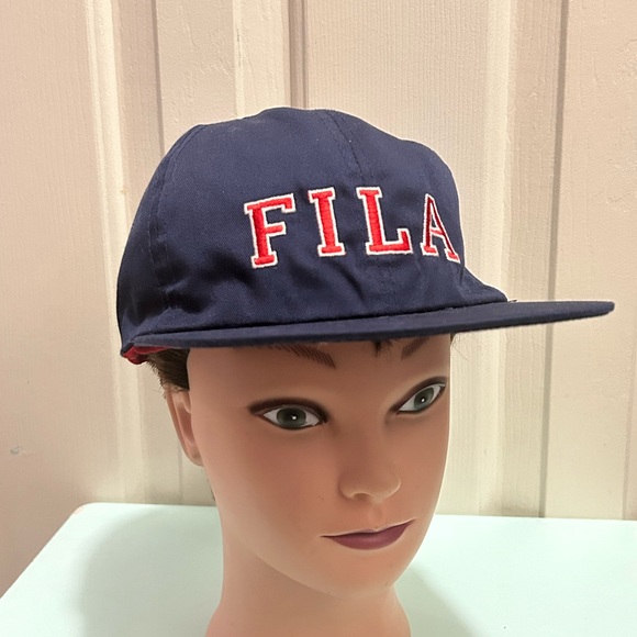 Vintage FILA Spell Out Adjustable Hat Cap - Picture 3 of 7